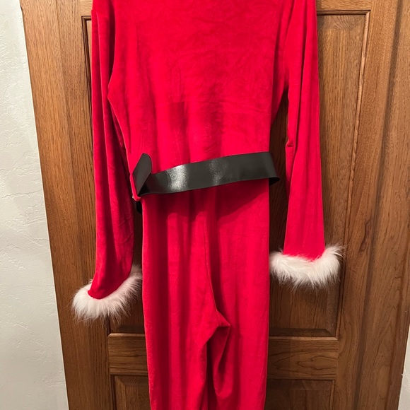 Red Santa Onesie with Belt - Picture 6 of 6
